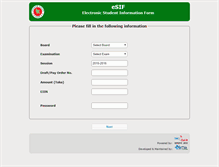 Tablet Screenshot of esif.teletalk.com.bd
