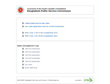 Tablet Screenshot of bpsc.teletalk.com.bd